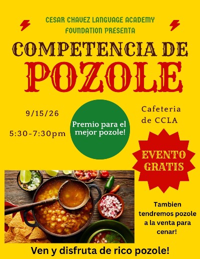 Pozole 2026 competition Spanish flyer